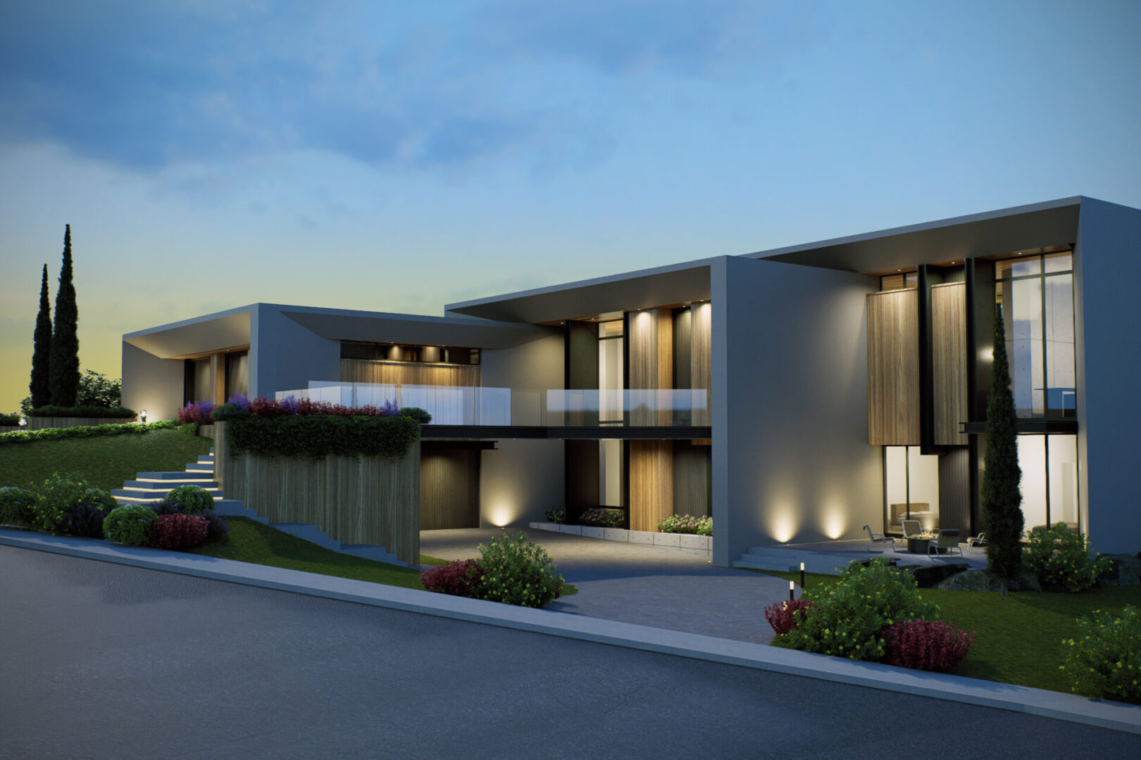 Modern - Knights View Estates - West Kelowna - Front-2