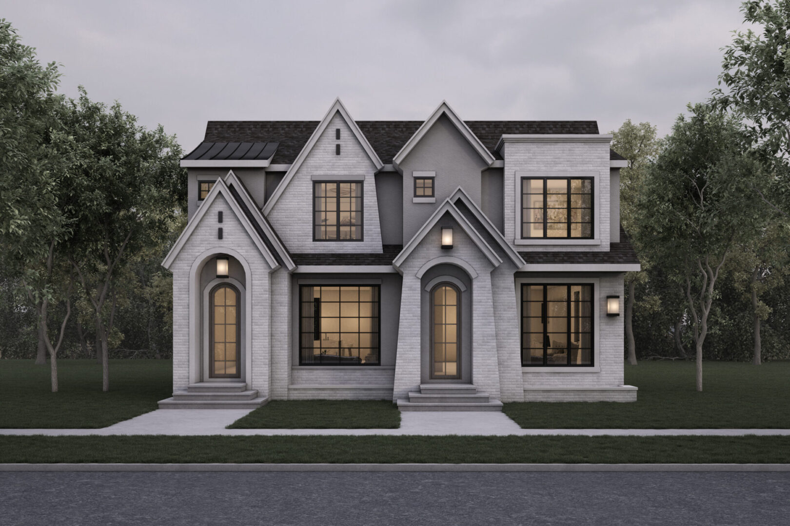 Modern Tudor - Crescent Heights - Calgary