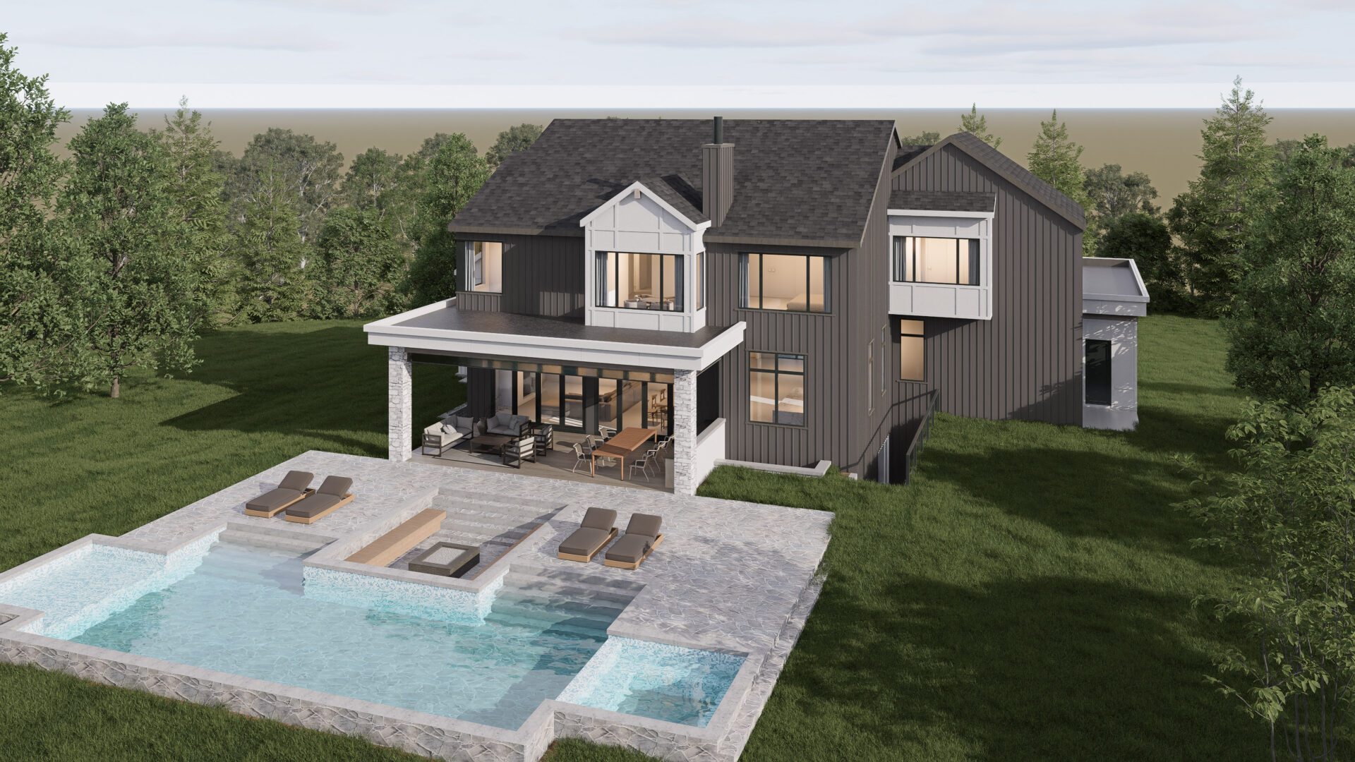 Transitional-3 - Fairfax County - Virginia - Rear